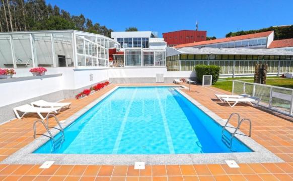 Pension Compostela Inn Cacheiras Ngoại thất bức ảnh